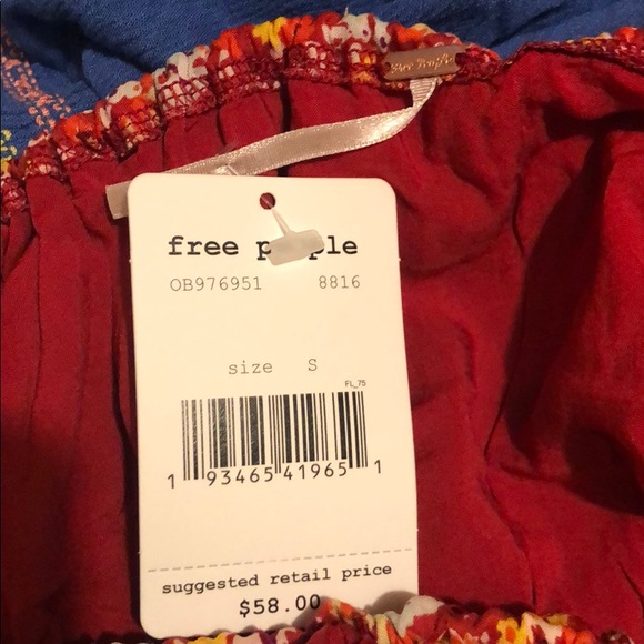 NWT Free people Daisy babe floral tank size small - Picture 7 of 7